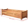 vidaXL Letto da giardino rialzato in legno di acacia Anteprima dell’immagine prodotto 12