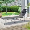 SONGMICS 2 St Gartenliege, klappbarer Liegestuhl, Produktbild-Vorschau 11
