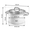 Topf DELIGHT mit Deckel ø 24 cm, 6,0 l Produktbild-Vorschau 3