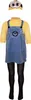 Minions - Costume - Ragazze BN4804 (98) (Giallo/Blu) Anteprima dell’immagine prodotto 2