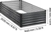 VEVOR Podwyższona grządka metalowa, zestaw 2 szt., 203 x Podgląd zdjęcia produktu 8