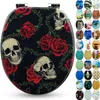 Sanfino® Premium WC Sitz "Rose Skull" hochwertiger Produktbild-Vorschau 1