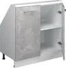 Küchenschrank für Dachschrägen Vicco R-Line Beton 80 cm mit Produktbild-Vorschau 4