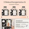 MODFU Toaletní stolek s LED osvětlením, zrcadlem, zásuvkou Náhled obrázku produktu 4