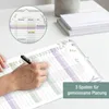 Paarkalender 2027 Olive 21x42 cm 3 Spalten Sticker-Spalte Produktbild-Vorschau 6
