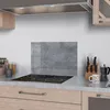 DEQORI Küchenrückwand Glas 60x40 cm 'Betonstruktur im Produktbild-Vorschau 2