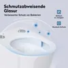 doporro Wand WC Hänge Toilette Weiß inkl. Softclose Produktbild-Vorschau 4