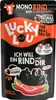 Lucky Lou SuperMono Rind Katzenfutter Katzennassfutter Produktbild-Vorschau 1