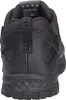 The back view of a black sneaker. Produktbild-Vorschau