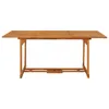 Garten-Esstisch 180x90x75 cm Massivholz Akazie Produktbild-Vorschau 2