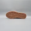 The sole of a pink and white Adidas Gazelle Bold sneaker is shown against a light gray background. Produktbild-Vorschau
