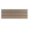 Panel Tapicerowany Prostokąt 60cm x 20cm Beżowy Podgląd zdjęcia produktu 5