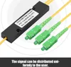 A fiber optic coupler with multiple output cables and connectors. Anteprima dell’immagine prodotto