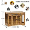 Hundekäfig Tierkäfig mit Schiebetür, Hundebox Hundehaus mit Produktbild-Vorschau 4