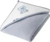 Babyhandtuch 100x100 Akuku grau mit Teddybär Produktbild-Vorschau 2