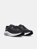 A pair of black and white Under Armour running shoes are displayed against a white background. Produktbild-Vorschau