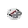 The underside of a white robot vacuum cleaner is shown against a white background. Náhled obrázku produktu