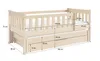 Masseno Kinderbett STELLA 80x160 cm mit Schublade, Produktbild-Vorschau 5