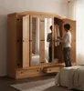 New Mexico Kleiderschrank 4-türig mit 2 Spiegeltüren, 2 Produktbild-Vorschau 7