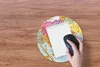MuchoWow® Mauspad Mousepad Weltkarte - Bleistift - Produktbild-Vorschau 3