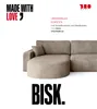 BroMARKT Ecksofa BISK Schlaffunktion Bettkasten L-Form Produktbild-Vorschau 3