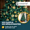 CASARIA® Weihnachtskugeln 103er Set Christbaumkugeln Produktbild-Vorschau 2