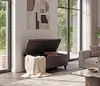 Úložná truhla Kriens, lavice, Imitace kůže, 45x114x45cm  Náhled obrázku produktu 11