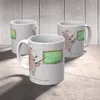 Mr. & Mrs. Panda Kaffeetasse Sachkundelehrer Herz - Grau Produktbild-Vorschau 5