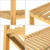 Étagère de rangement en bambou 66 x 58 x 26 cm 3 niveaux Voir les images du produit 4