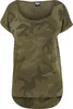 Urban Classics Ladies - Long Shaped Tee oliv camo - S Produktbild-Vorschau 1