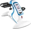 A white and blue Klarfit Cycloony Beintrainer pedaltrainer is shown on a white background. Produktbild-Vorschau