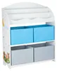 Relaxdays Kinderregal, 4 Boxen, Lagerfeuer Motiv, Spielzeug Produktbild-Vorschau 9