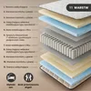 Łóżko Metalowe 100x200 cm z Materacem Łóżko Gościnne Podgląd zdjęcia produktu 8