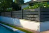 5er-Set Vorgartenzaun 1,9m VOGEL H.80cm aluminium grau Produktbild-Vorschau 2