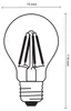 LED-Lampe E27, A70, 17W = 150W, 2452lm, 4000K, neutralweiß, Produktbild-Vorschau 5