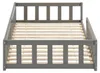 Lit D'Enfant 90x200 cm Lit Montessori avec Barriere en Bois Voir les images du produit 10