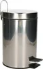 Pedaalemmer RVS - Mülleimer 3 Liter silber mit Inneneimer Produktbild-Vorschau 3