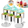 6‑Stück Edelstahl‑Dessertringe‑ und Speiseringe‑Set, Runder Produktbild-Vorschau 1