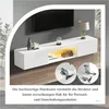 Merax TV-Lowboard suspendu Table TV avec portes et Voir les images du produit 5