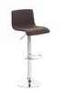 CLP Barhocker Hover mit Stoffbezug braun Material Gestell Produktbild-Vorschau 1