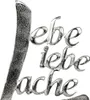A close-up of a metallic decorative text sign. Produktbild-Vorschau