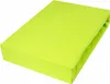 A folded lime green fitted sheet on a white background. Produktbild-Vorschau