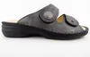 Finn Comfort Sansibar Natural carbon Pantolette Metallic : Produktbild-Vorschau 1