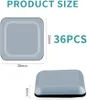 36 Stück Möbelgleiter Teflon Selbstklebend 30x30mm (eckig) Produktbild-Vorschau 2