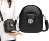 Borsa portacellulare in pelle nera, borsa a tracolla Anteprima dell’immagine prodotto 4