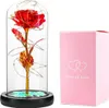 Ag776 Rosa Eterna In Vetro A Led Anteprima dell’immagine prodotto 1