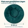 IvoQ Donut Hundebett 100 cm - Flauschiges Hundekissen - Produktbild-Vorschau 3