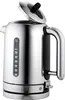 A close-up studio shot of a chrome electric kettle with its lid open. Anteprima dell’immagine prodotto