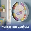 Kinder Wanduhr Sonne&Wolken Ø25x4cm Kunststoff Glas bunt Produktbild-Vorschau 4