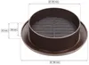 KOTARBAU® Větrací mřížky ⌀ 125 mm Kulatá příruba Hnědá Náhled obrázku produktu 2